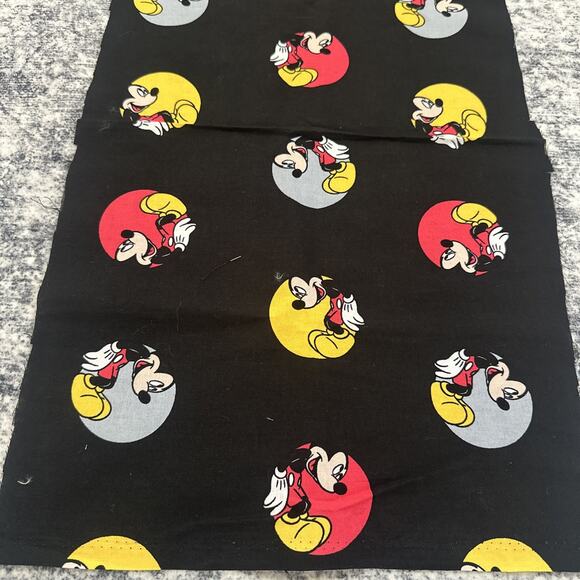 Mickey Mouse in Dots Disney Springs Creative Products fabric Black 12.5x44" - Picture 3 of 6